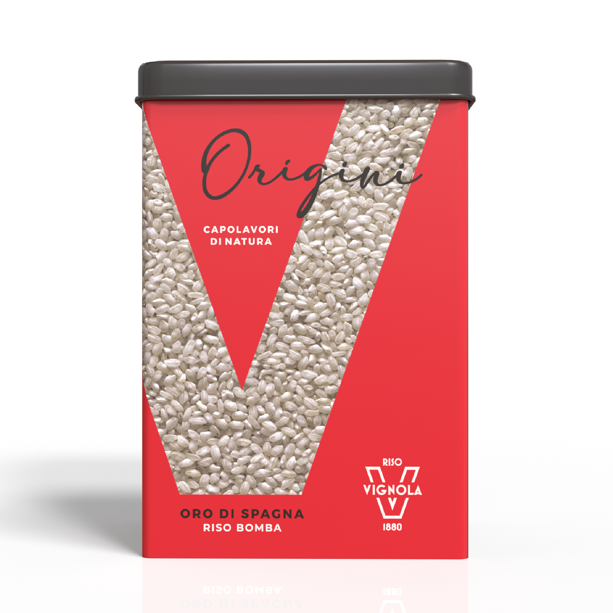 Arroz italiano bomba en lata Vignola 