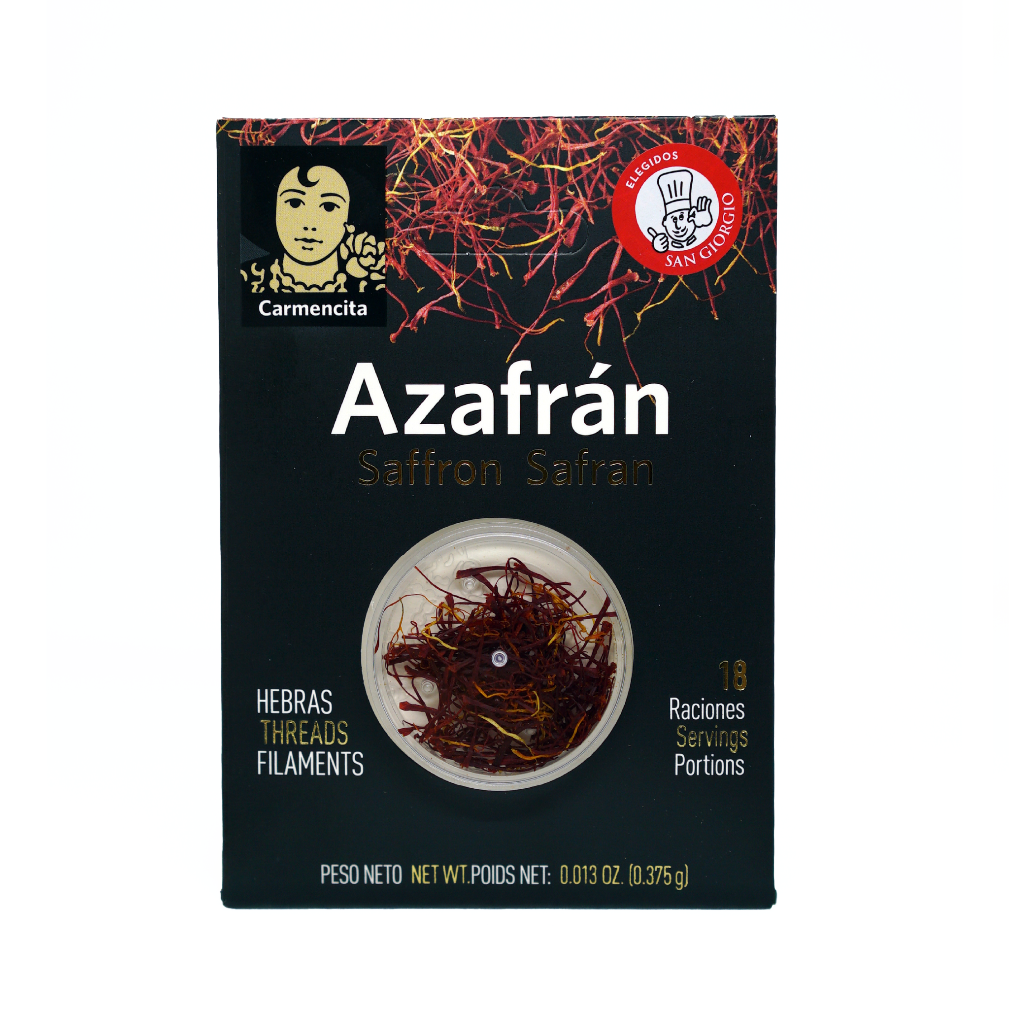 Azafran en hebras importado España