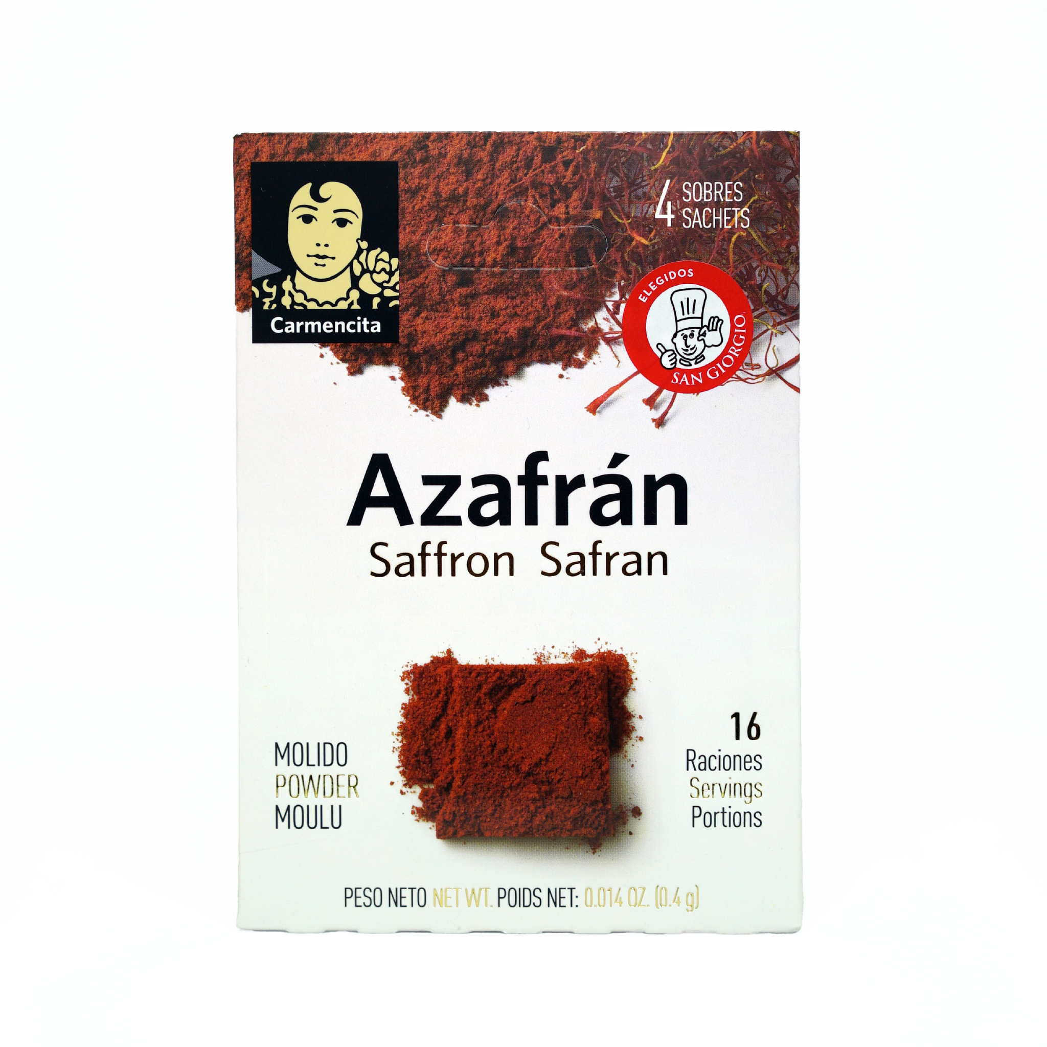 Azafran molido importado español Carmencita