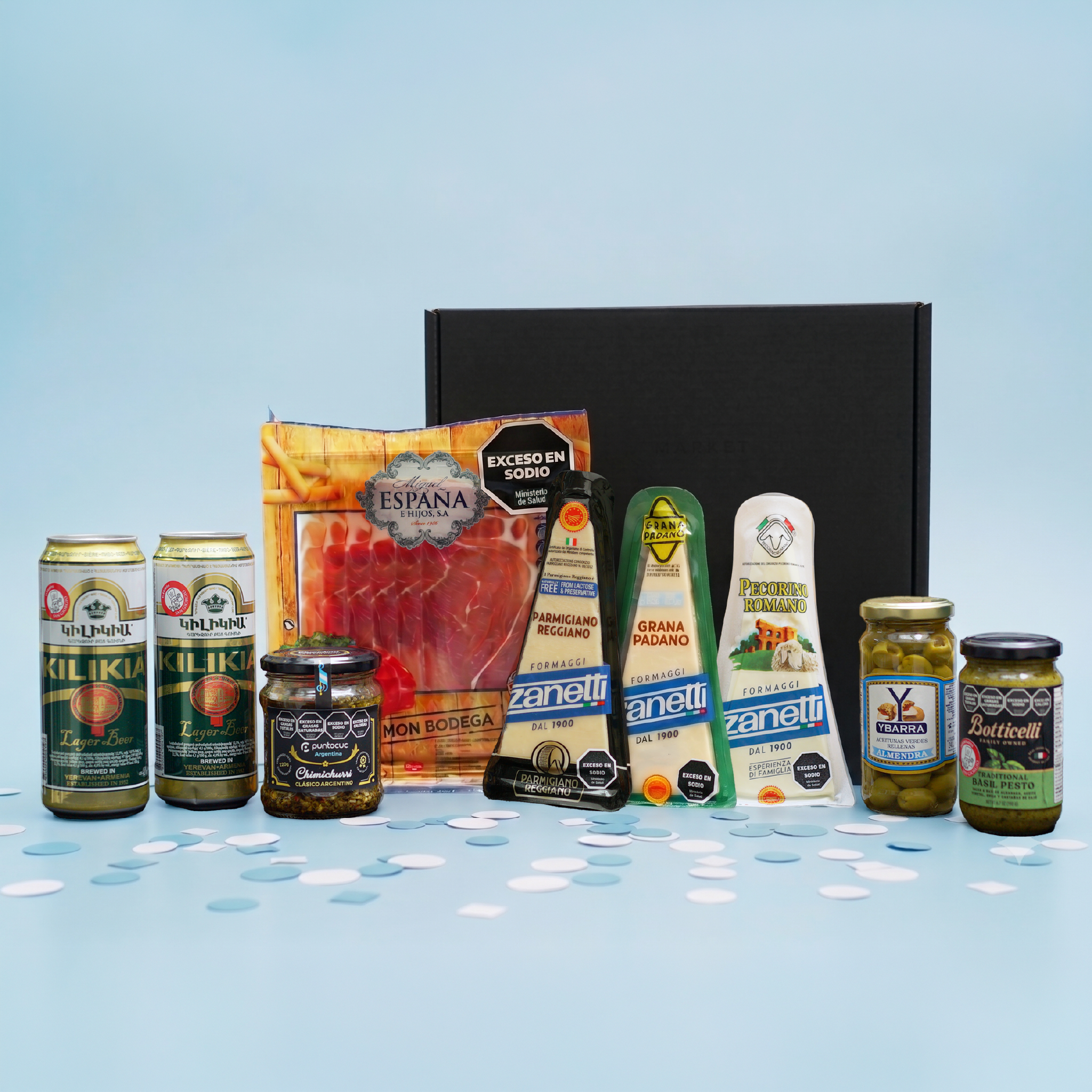 Picada para amigos mundial caja regalo