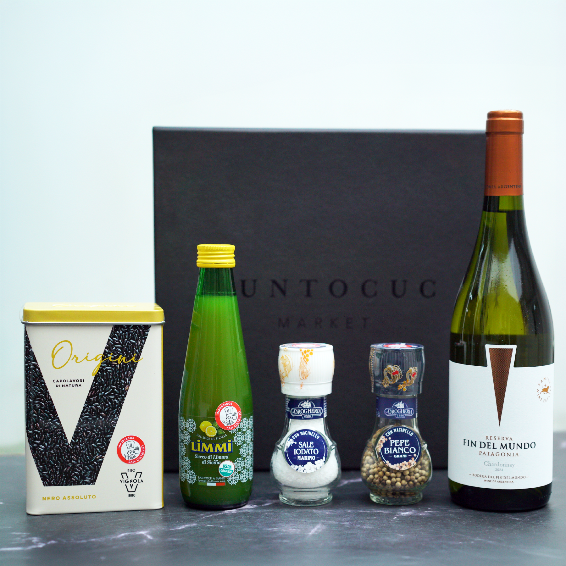 Box regalo productos importados gourmet Italia