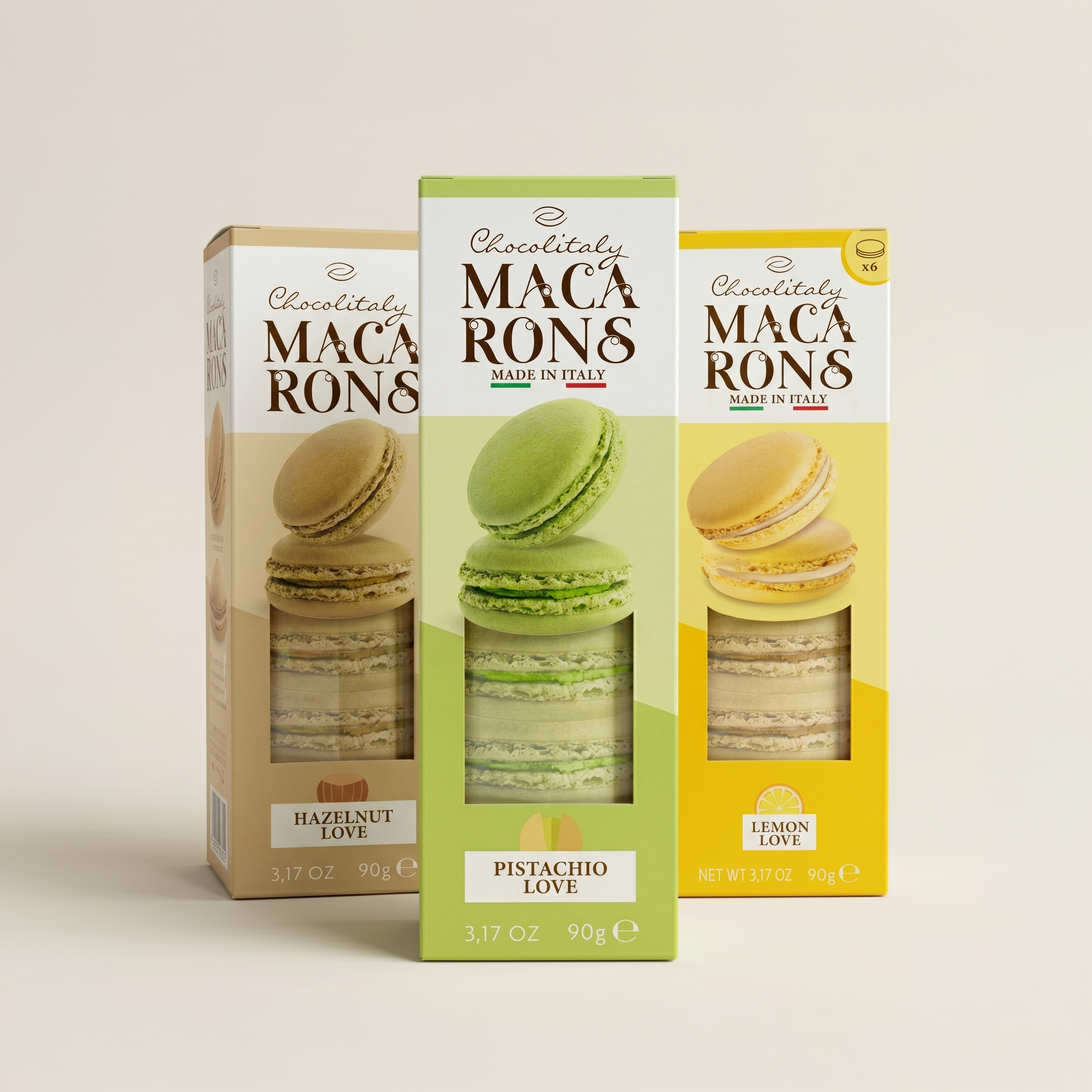 Macarons surtidos regalo