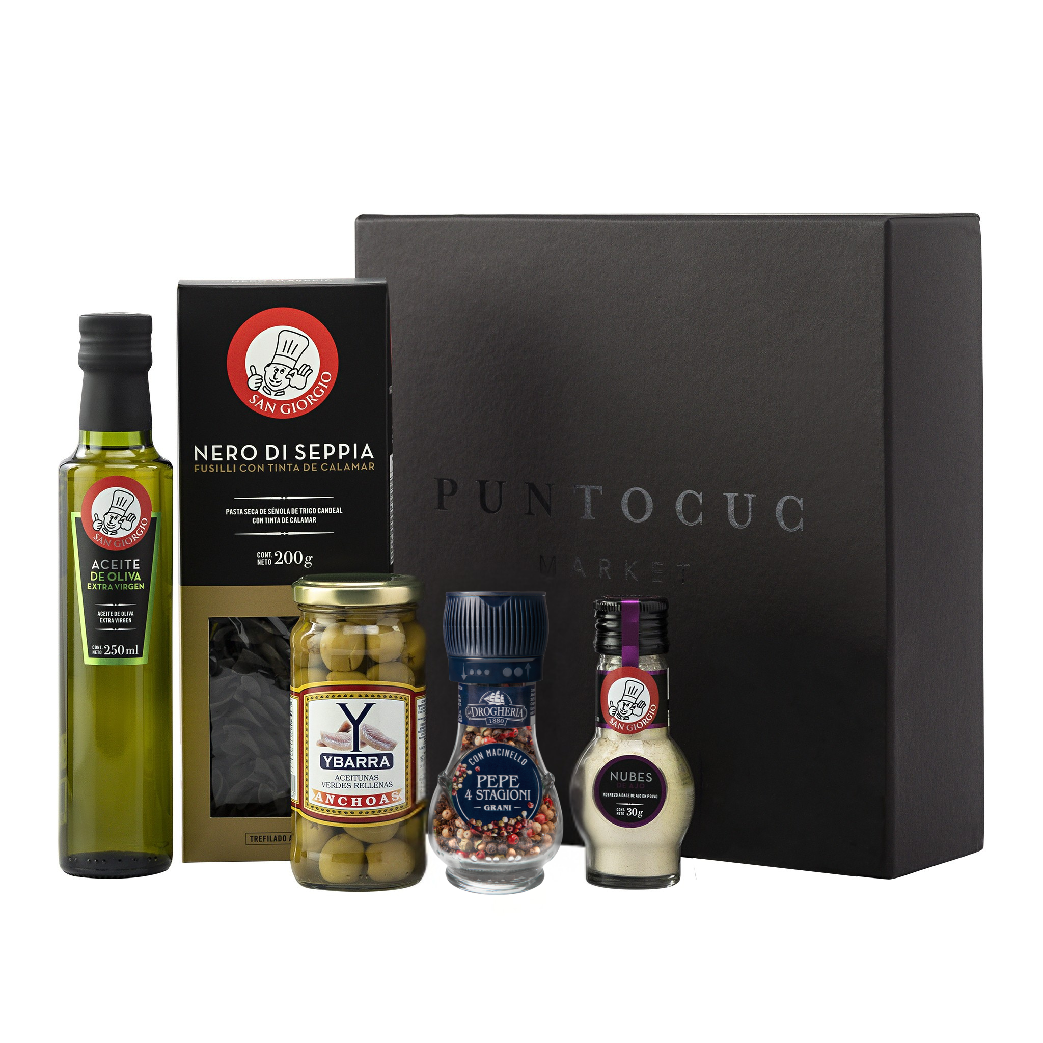 Box mediterranea productos importados oliva aceitunas 