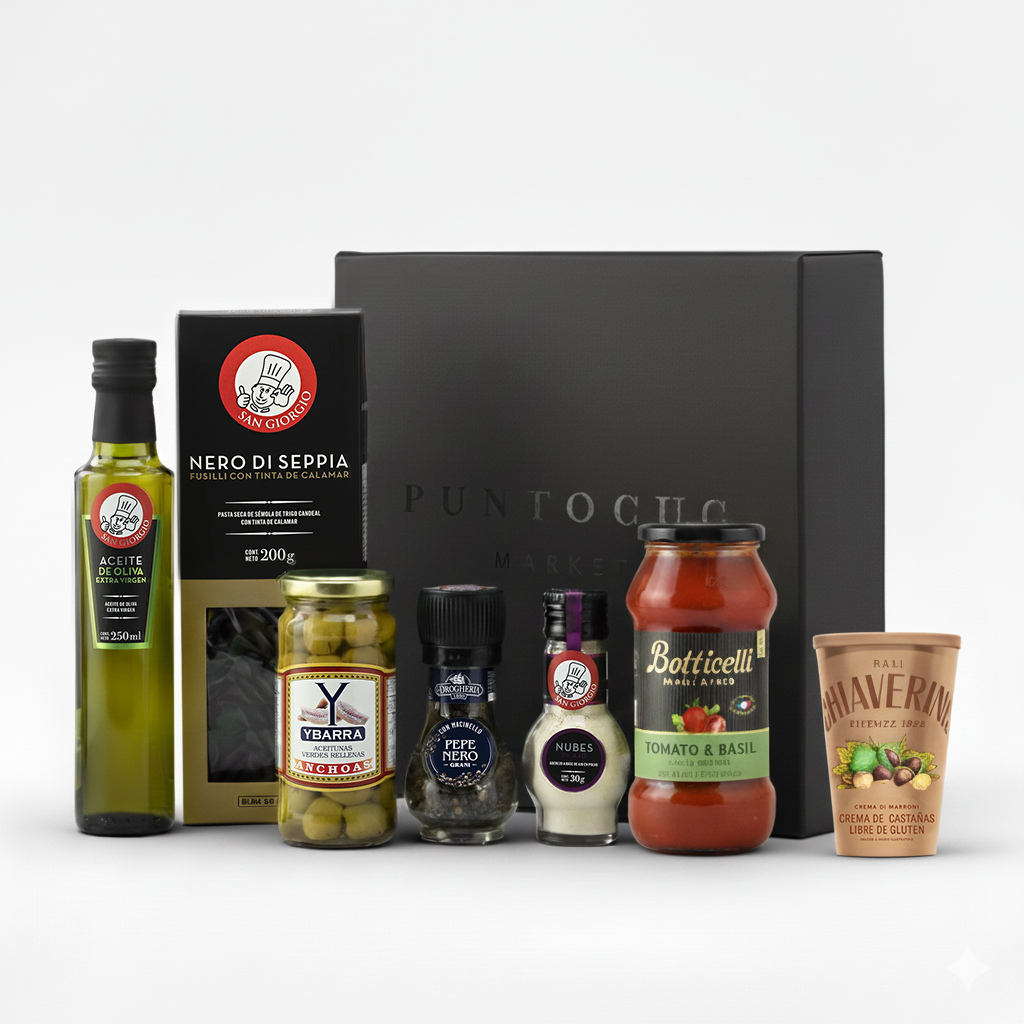 caja regalo aceite de oliva mediterranea Puntocuc
