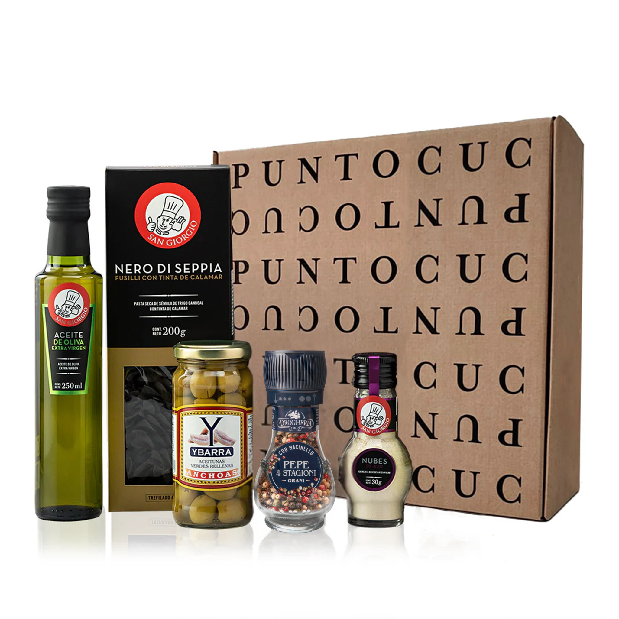 Box regalo mediterránea productos importados 