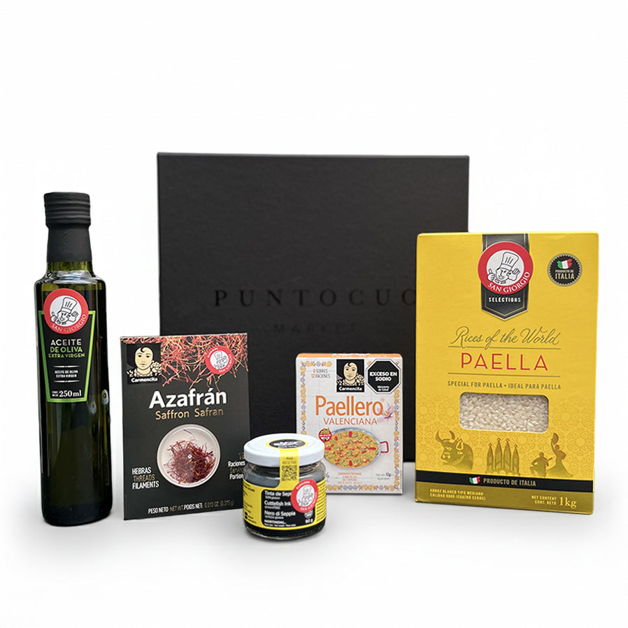 Caja de regalo paella gourmet importada