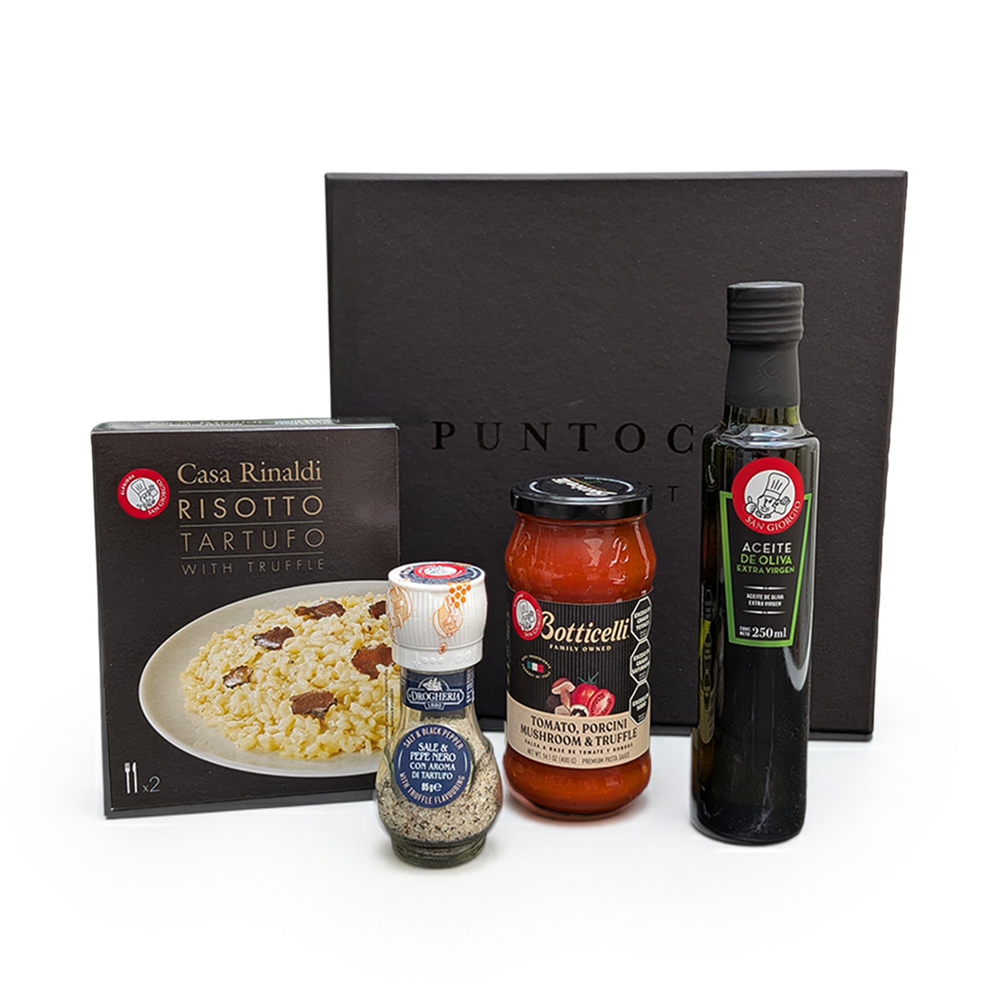 Caja negra regalo risotto gourmet italia