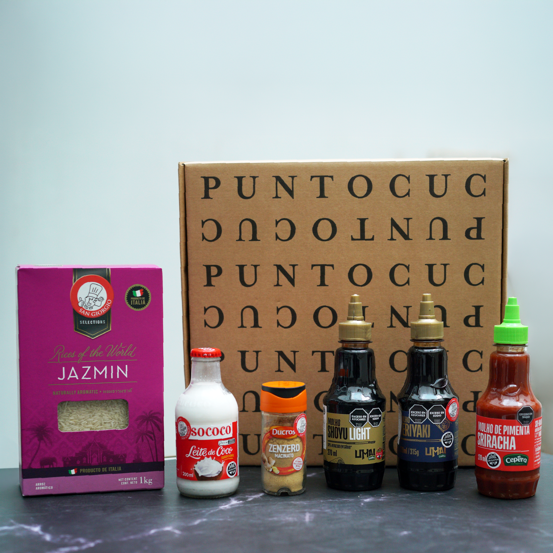 Box sabores Thai importados gourmet
