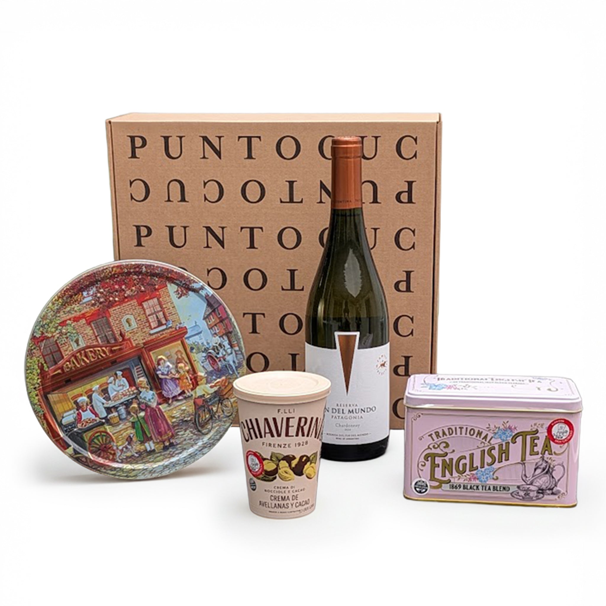 Caja regalo con vino 