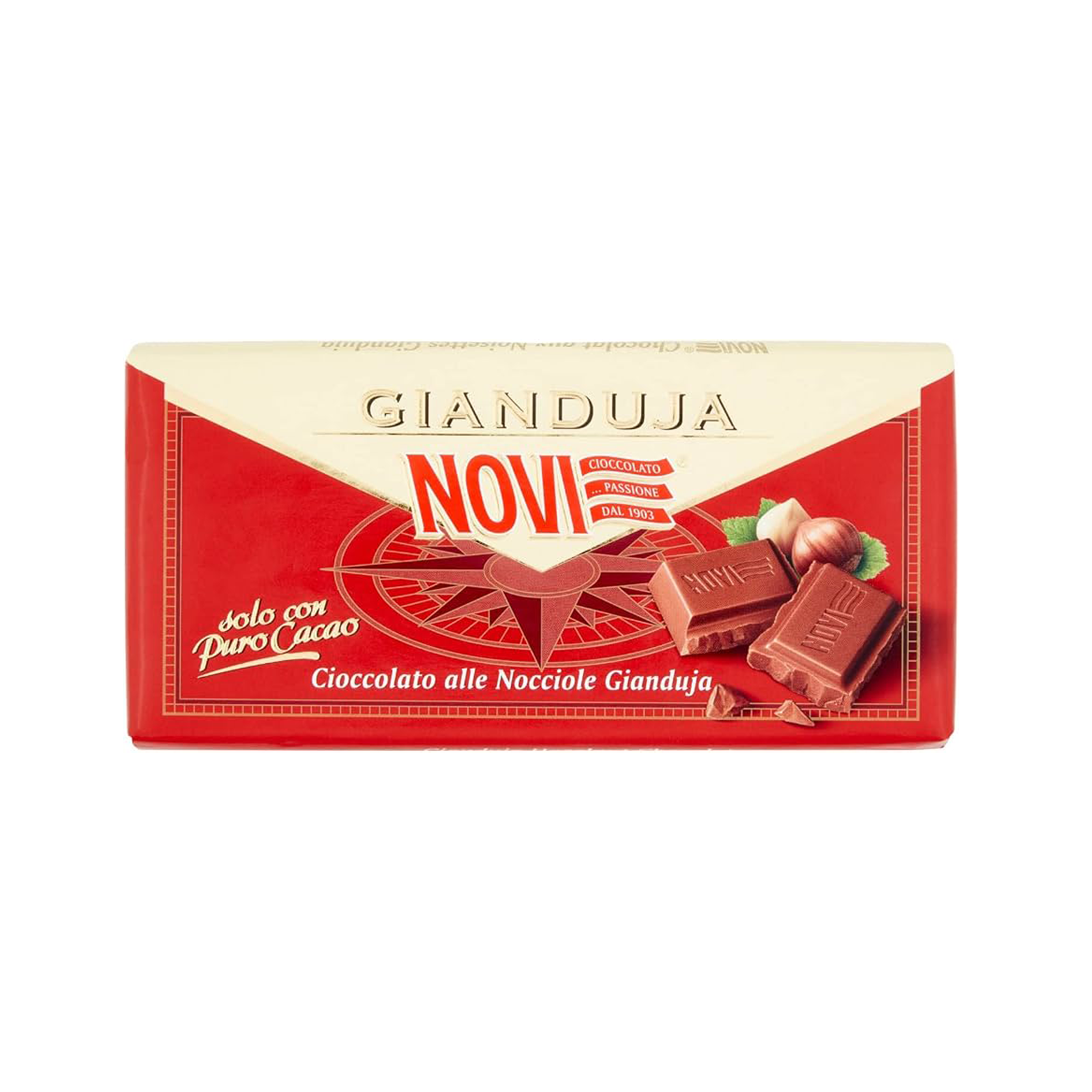 Chocolate italiano importado avellana NOVI