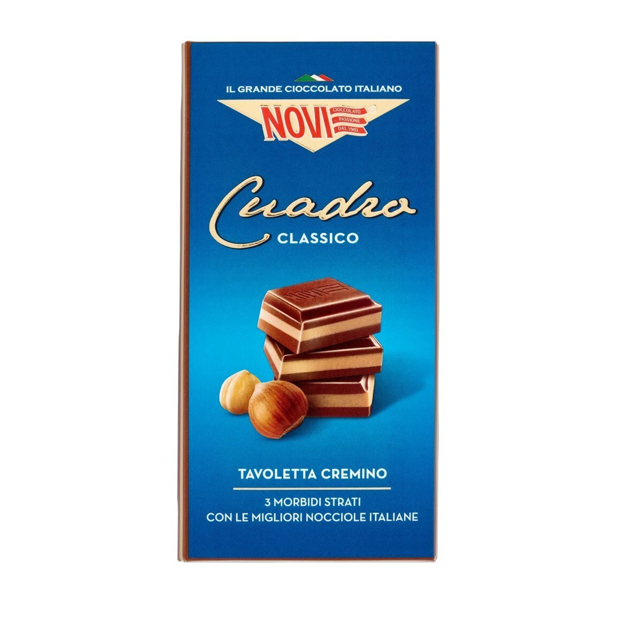 Chocolate con avellanas cremino italiano NOVI