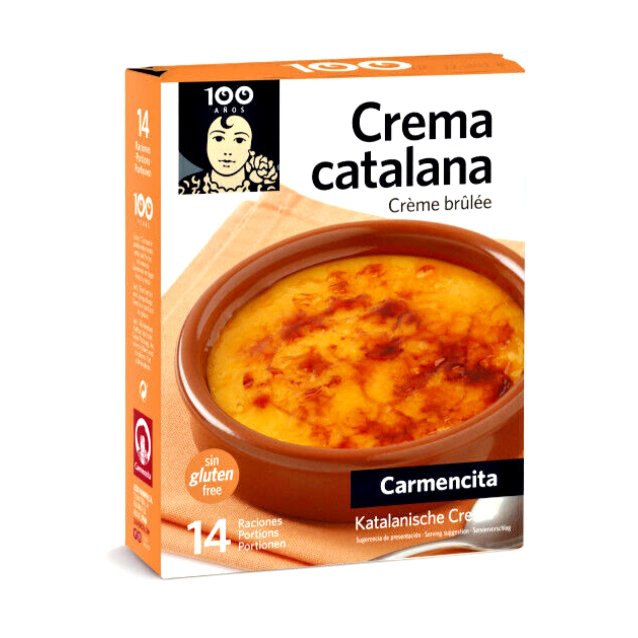 Postre crema catalana española Carmencita
