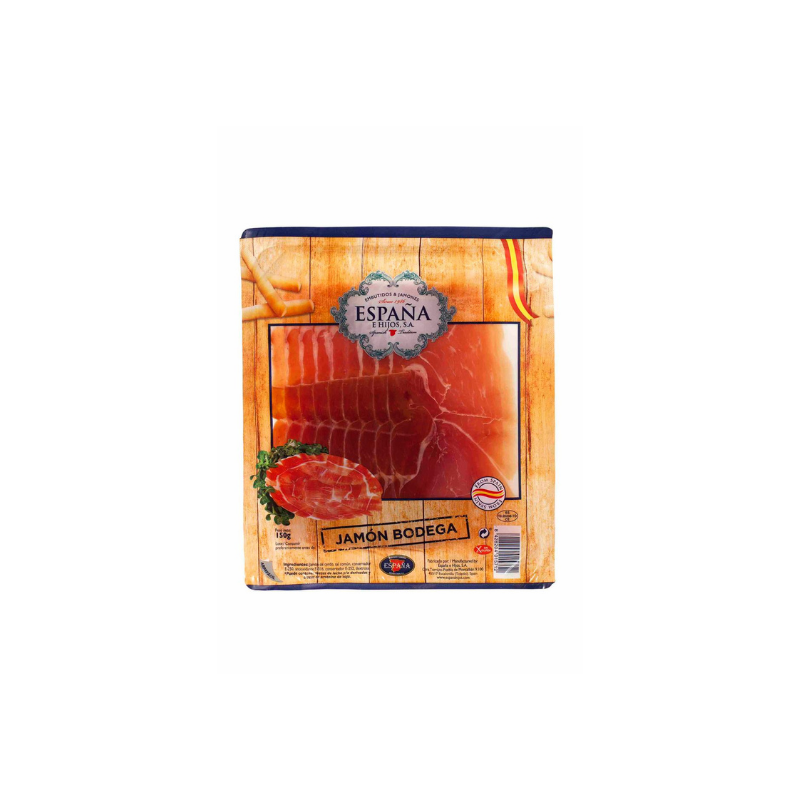 Jamón Crudo importado España feteado