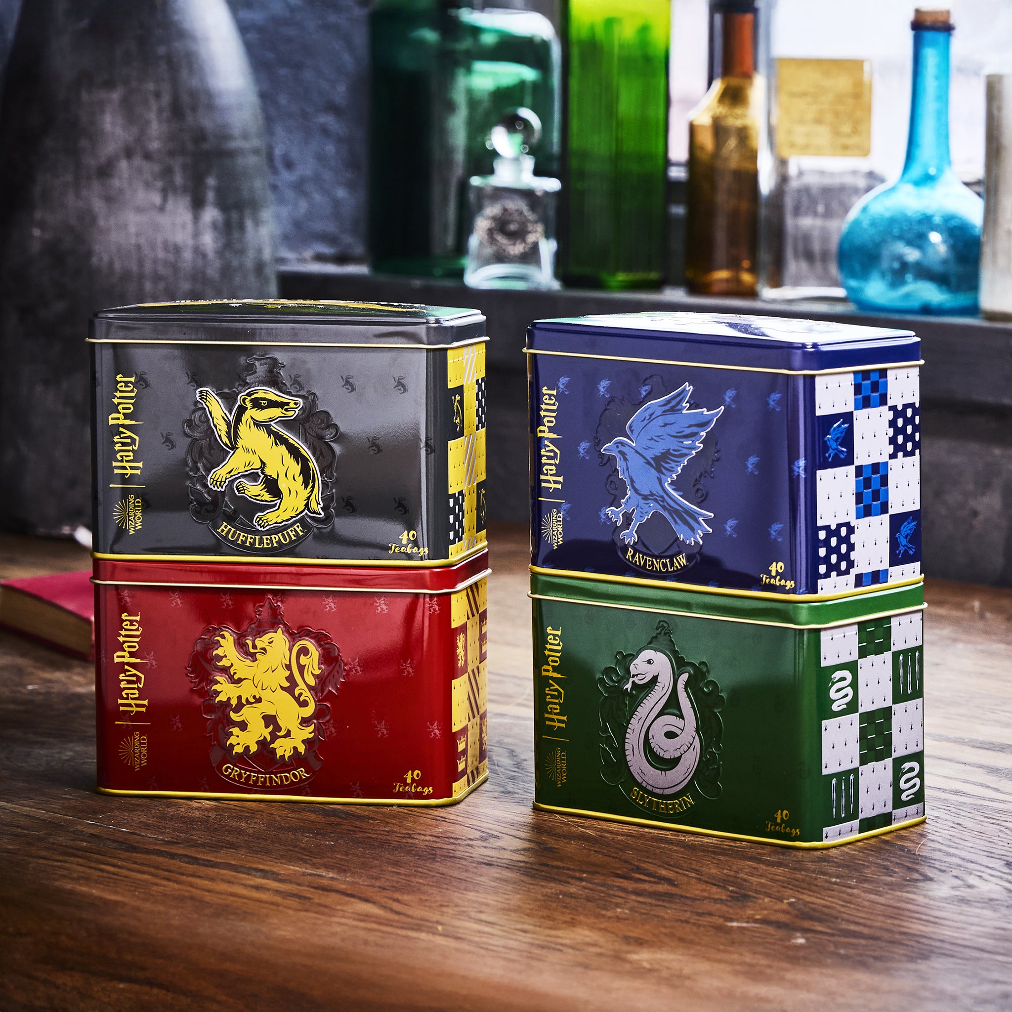 Latas regalo Harry Potter té importado 