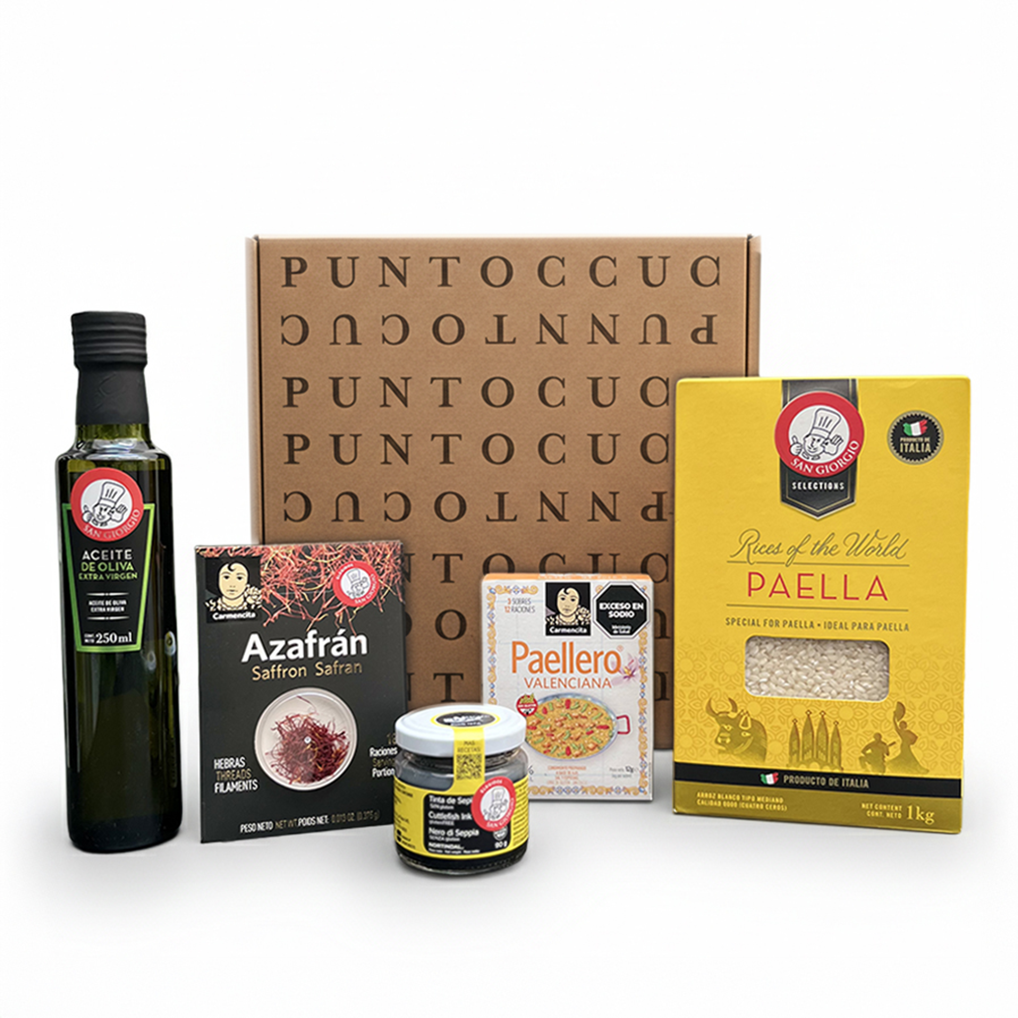 Caja de regalo paella gourmet importada