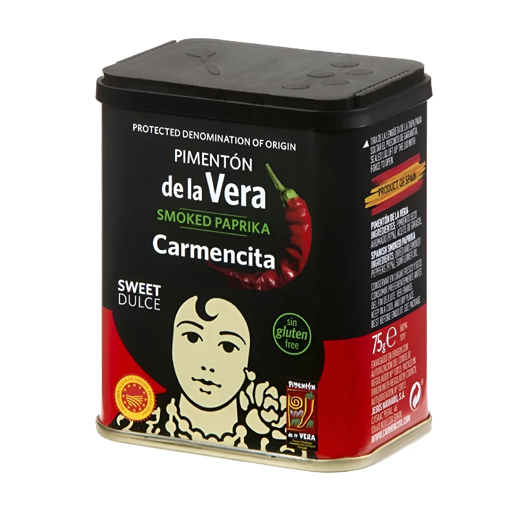 Pimenton de la Vera importado español Carmencita