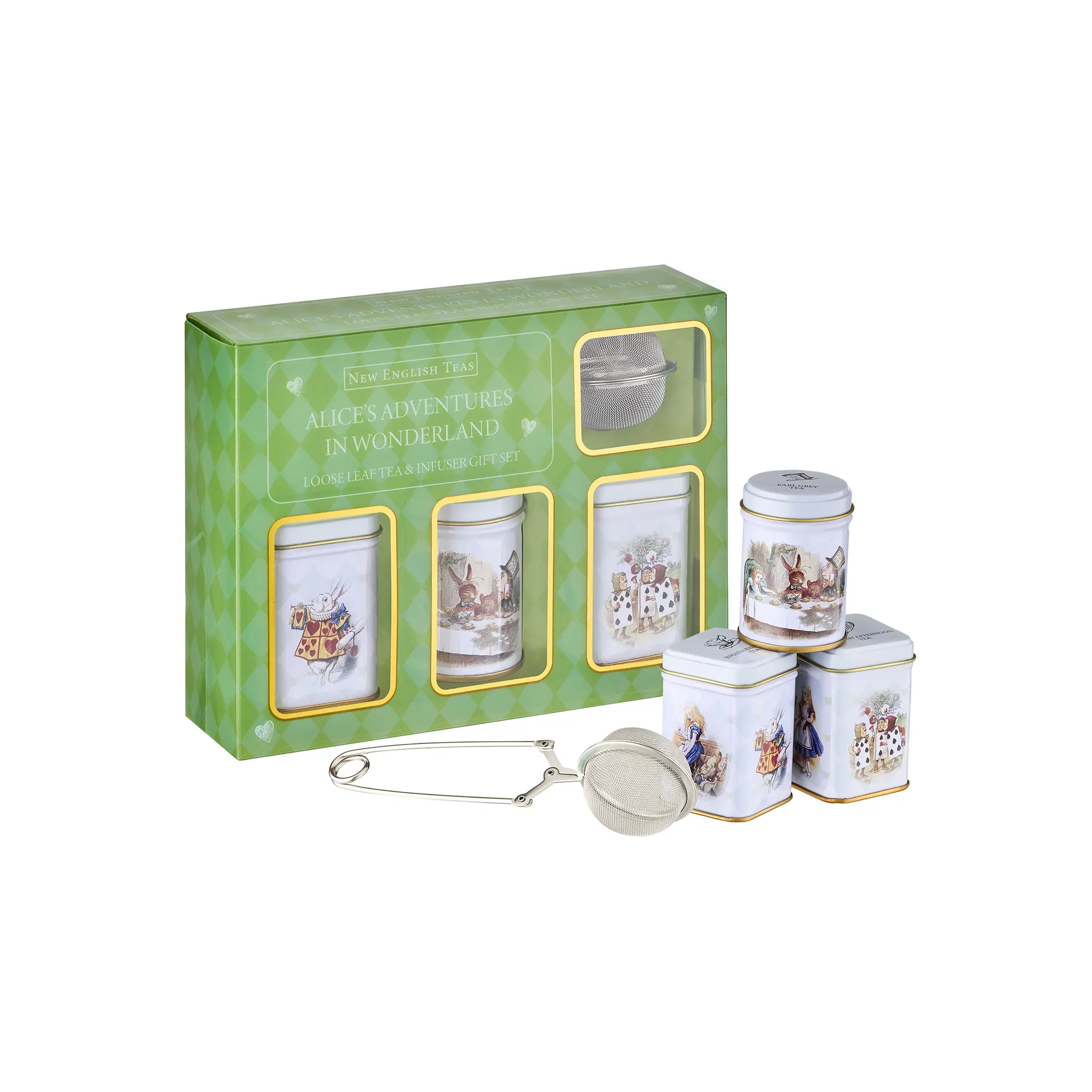 Kit te importado en hebras alicia en el pais de las maravillas con infusor