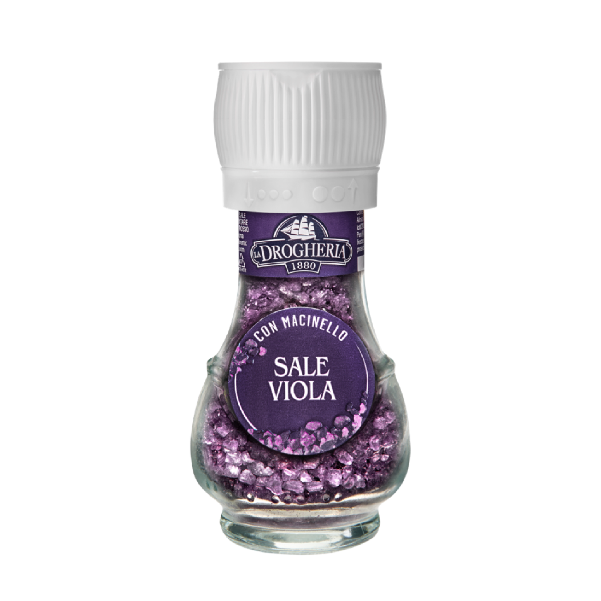Sal violeta infusionada vino Drogheria