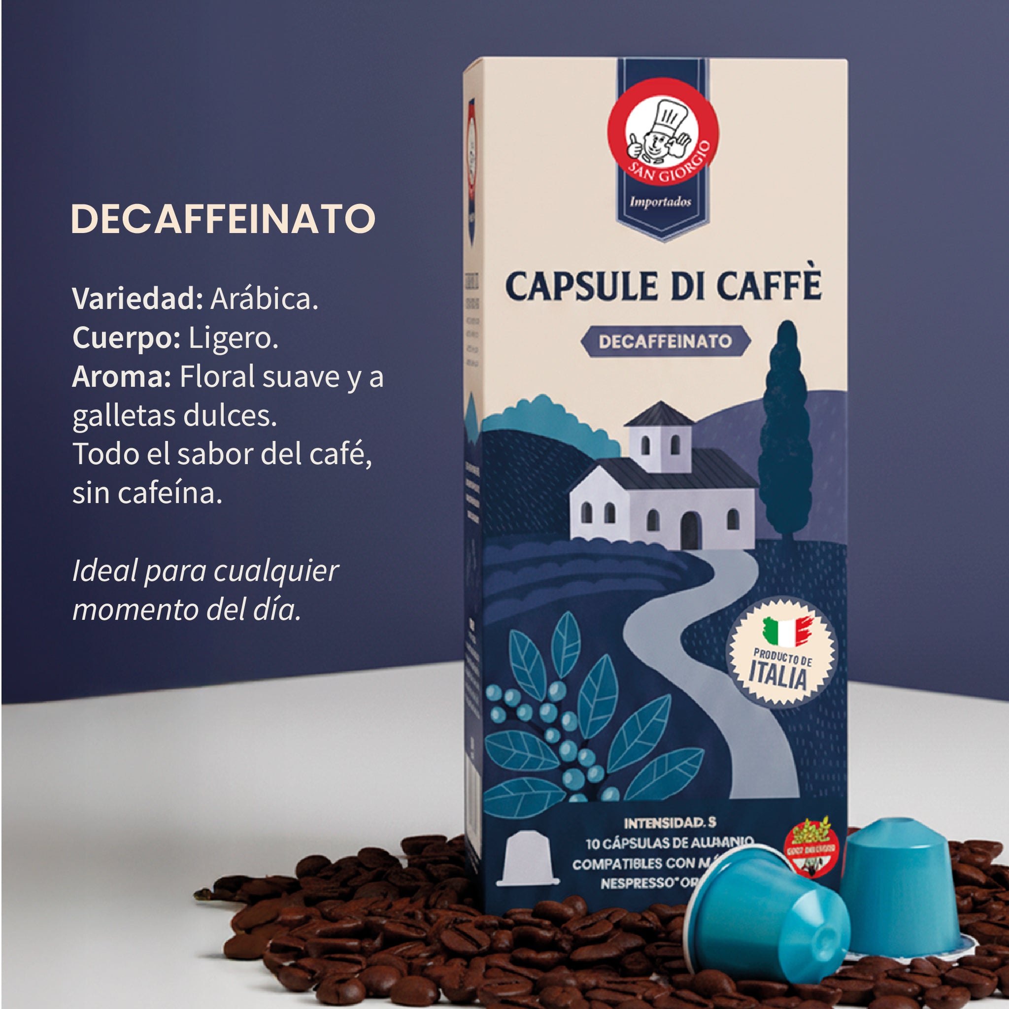 CAFÉ DECAFFEINATO
