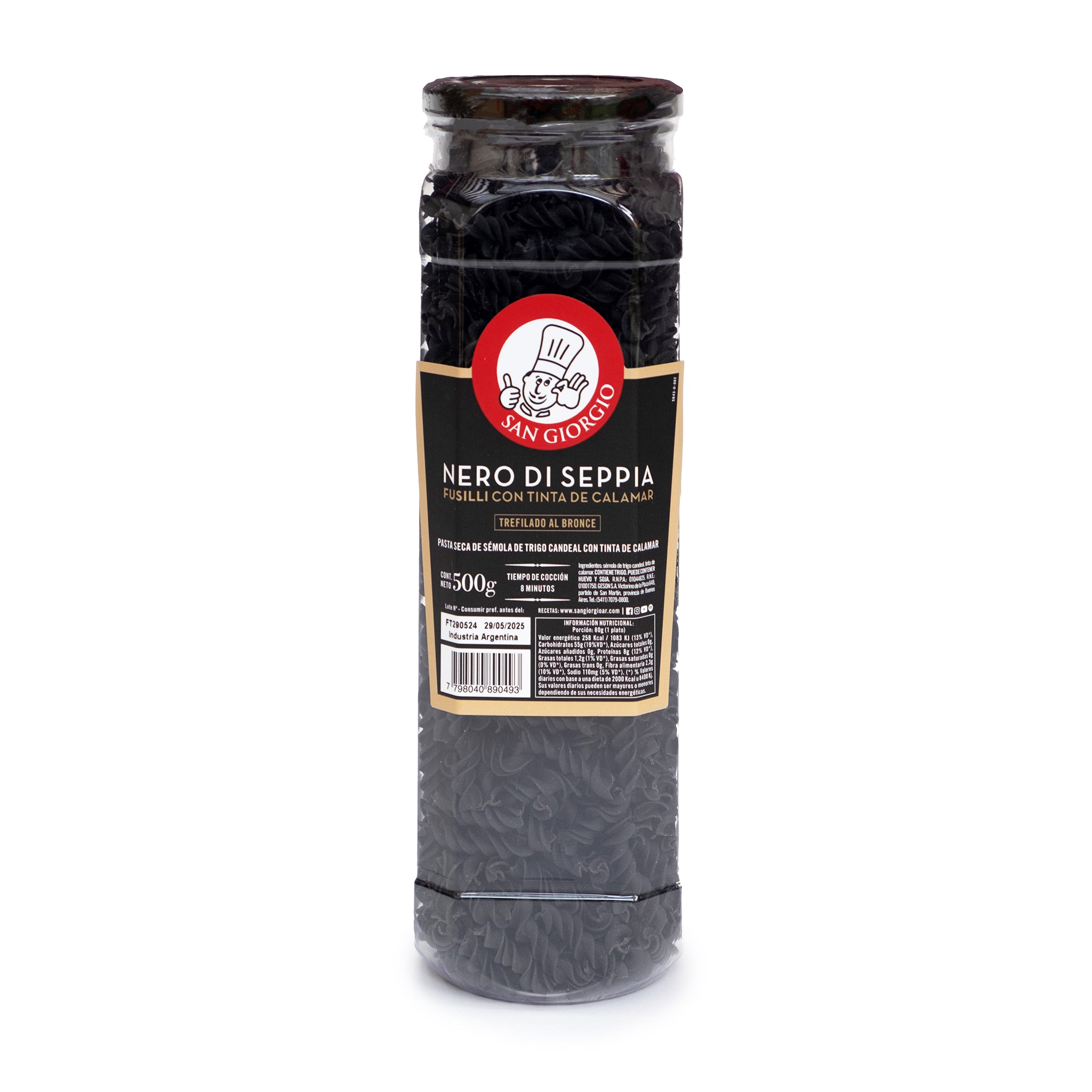 FUSILLI NEGRO DI SEPIA