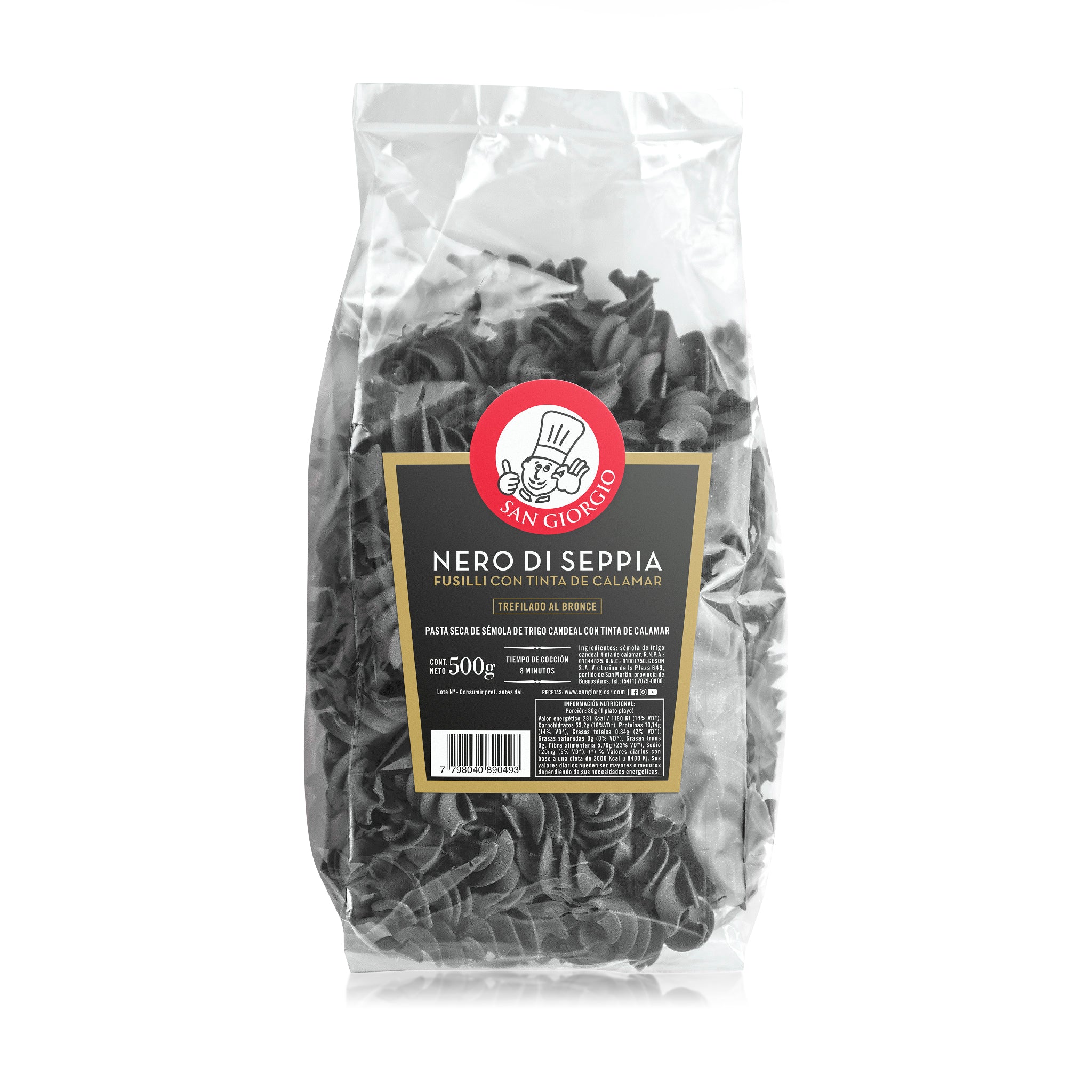 FUSILLI NEGRO DI SEPIA